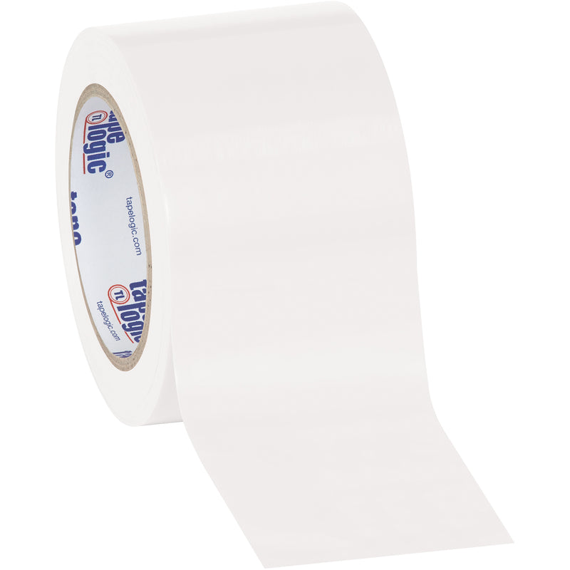 3" x 36 yds. White Tape Logic® Solid Vinyl Safety Tape (T9336W) Case Of 16