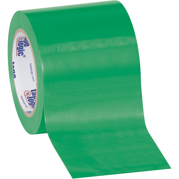 4" x 36 yds. Green (3 Pack) Tape Logic® Solid Vinyl Safety Tape, Case Of 3 Case Of 3