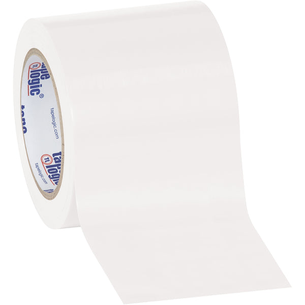 4" x 36 yds. White (3 Pack) Tape Logic® Solid Vinyl Safety Tape, Case Of 3 Case Of 3