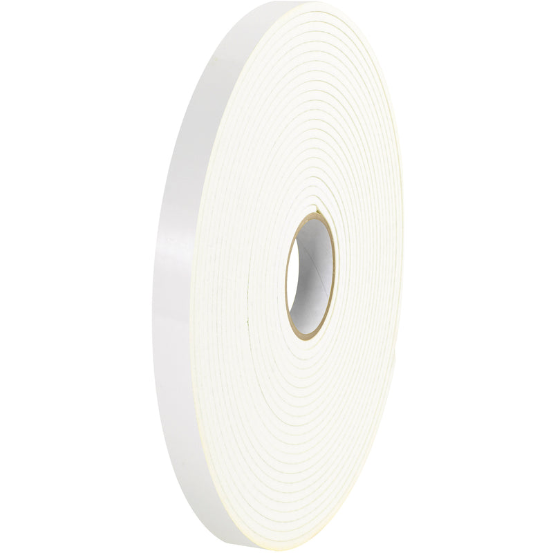 1" x 36 yds. (1/8" White) TAPE LOGIC® Double Sided Foam Tape (T952116) Case Of 12