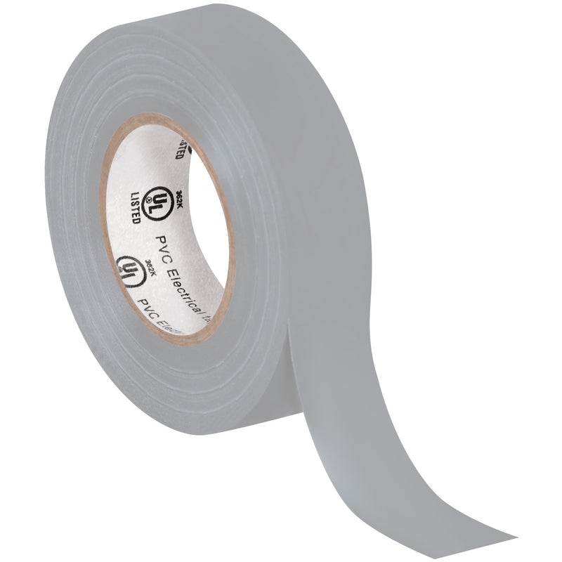 3/4" x 20 yds. Gray Electrical Tape (T964618GT) Case Of 200