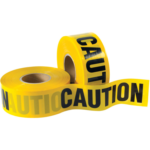 3" x 1000' - Barricade Tape "Caution" (T968CCC) Case Of 4