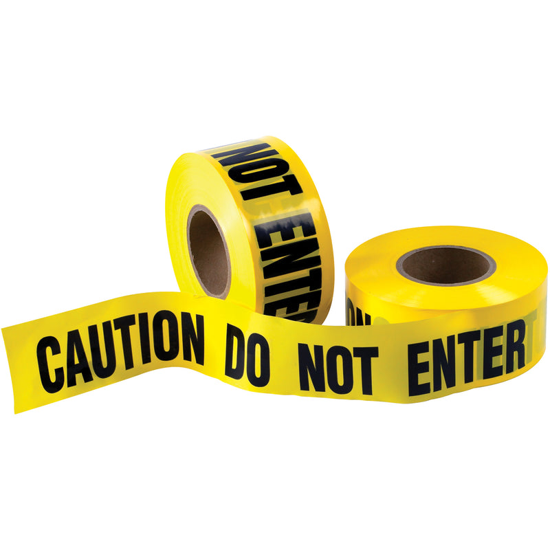 3" x 1000' - Barricade Tape "Caution Do Not Enter" (T968CDN) Case Of 4