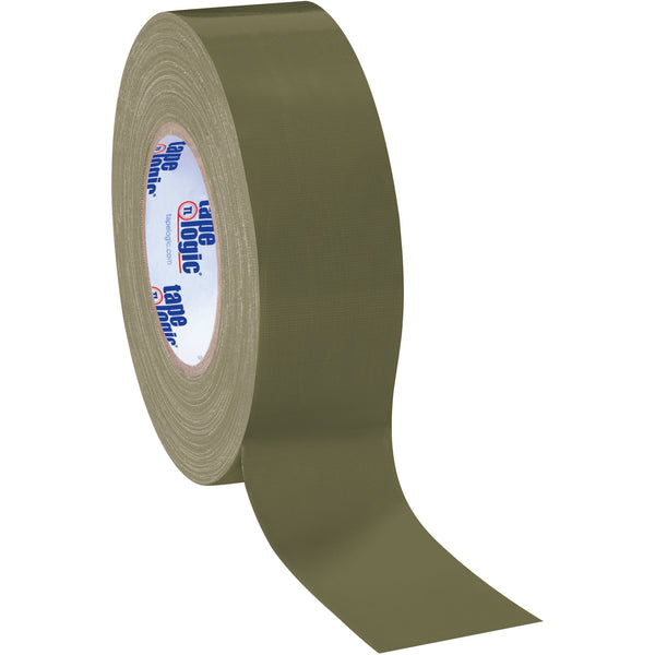 2" x 60 yds. Olive Green (3 Pack) TAPE LOGIC® 10 Mil Duct Tape (T987100LV3PK) Case Of 3
