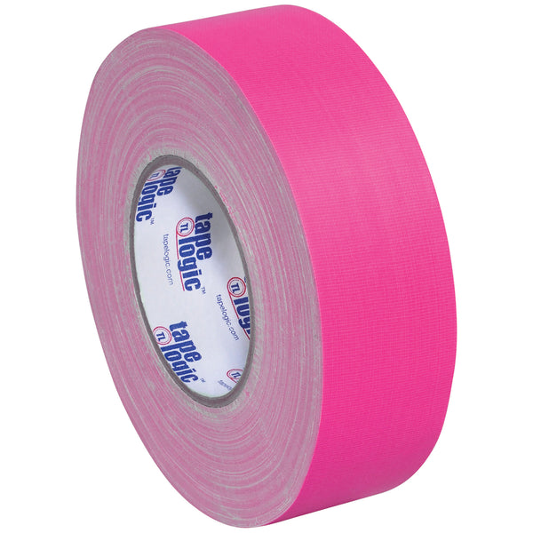 2" x 50 yds. Fluorescent Pink Tape Logic® 11 Mil Gaffers Tape (T9874FP) Case Of 24