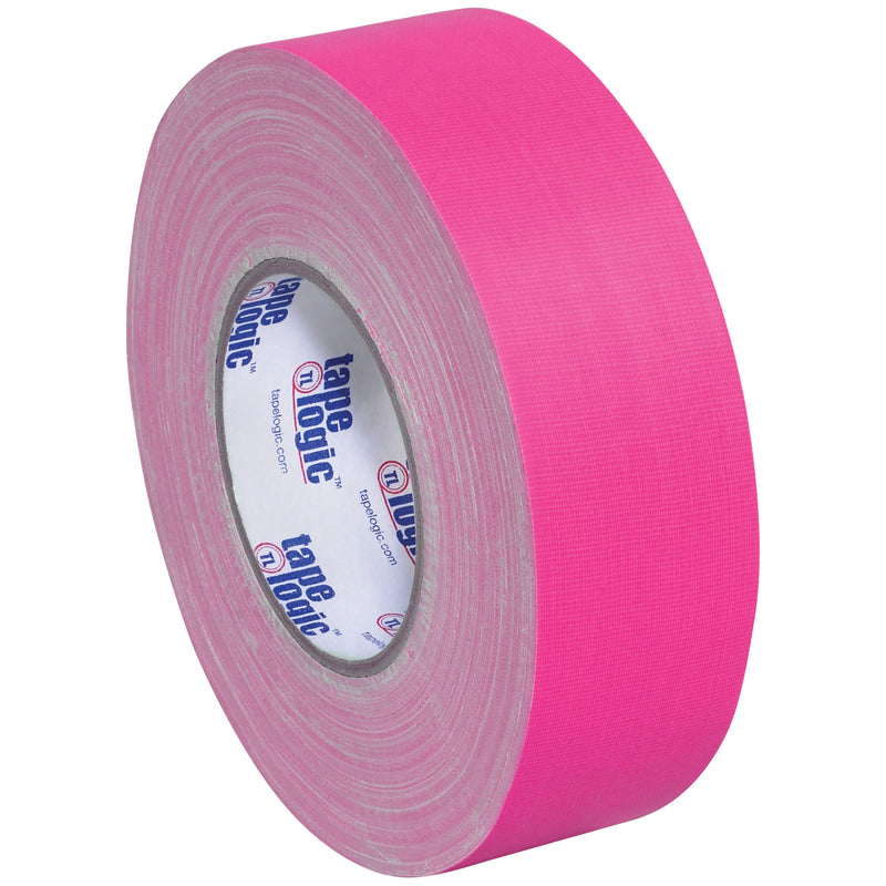 2" x 50 yds. Fluorescent Pink Tape Logic® 11 Mil Gaffers Tape (T9874FP) Case Of 24