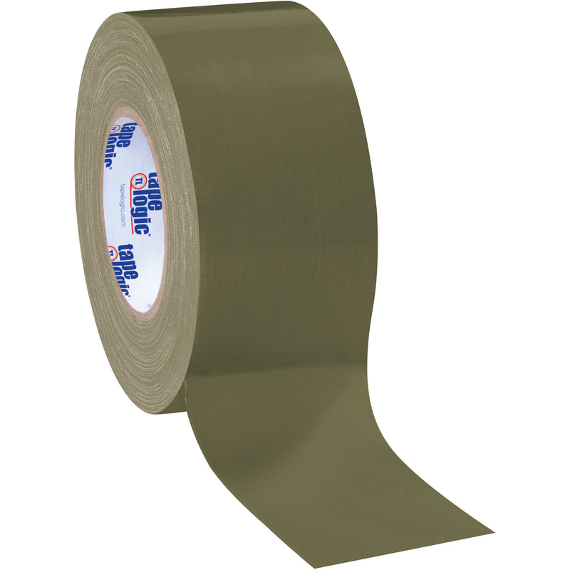 3" x 60 yds. Olive Green (3 Pack) TAPE LOGIC® 10 Mil Duct Tape (T988100LV3PK) Case Of 3