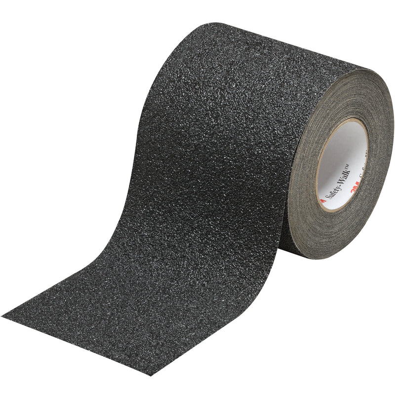 6" x 30' Black 3M™ Safety-Walk™ Tape - 710, Each Each