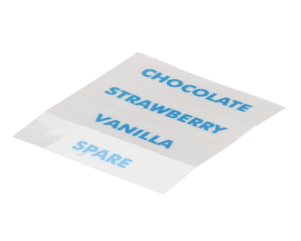 Taylor Freezers 021523 Decal-Set Of 4 Syrup Flavors (TAF021523) Each