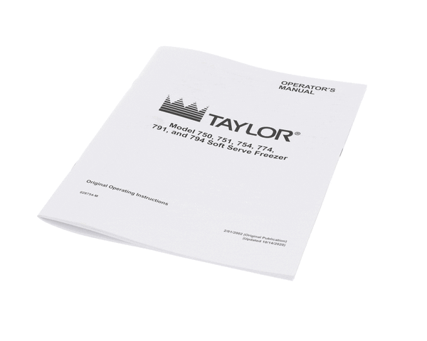 Taylor Freezers 028754-M Man-Oper 700 Freezemaster (TAF028754-M) Each