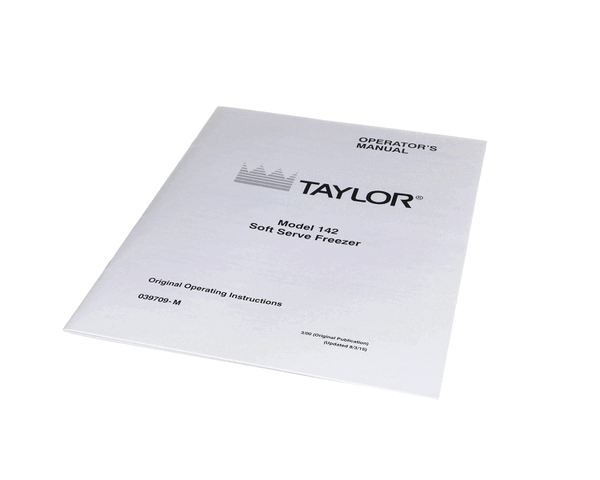 Taylor Freezers 039709-M Man-Oper 142 (TAF039709-M) Each