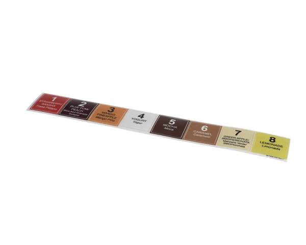 Taylor Freezers 067466-008 Label-Mix C029 (TAF067466-008) Each