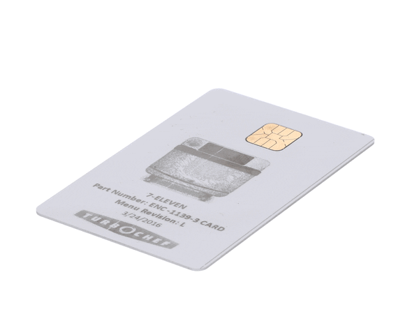 TurboChef Enc-1139-3Card Menu Card, Programmed, Encore, 7-Eleven (TBCENC-1139-3CARD) Each