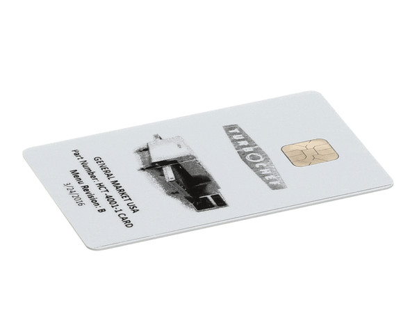 TurboChef Hct-4001-1 Card Menu Card, Prgmd, Conveyors, Gen Mkt (TBCHCT ...