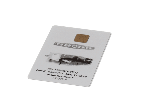 TurboChef Hct-4001-28 Menu, Hhc 2020, Pilot (TBCHCT-4001-28) Each