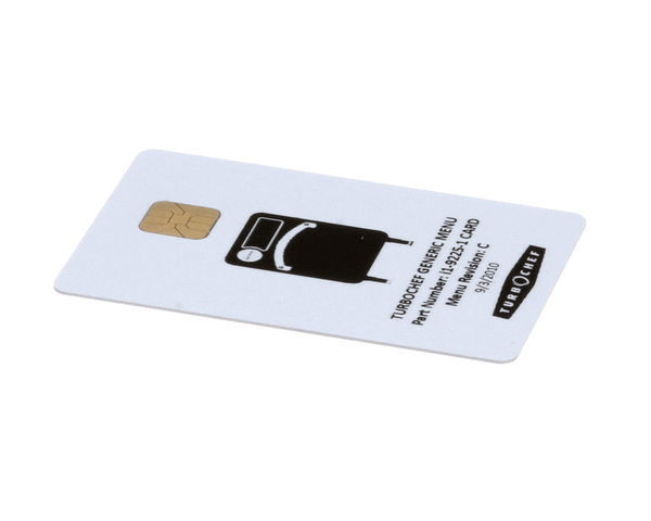 TurboChef I1-9225-1 Card Menu Card, Prog, Sota Gm (TBCI1-9225-1) Each