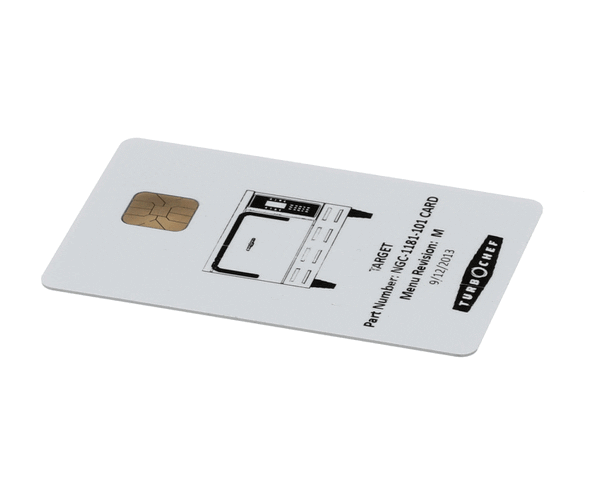TurboChef Ngc-1181-101 Card Smart Card Target Tornado Dual (TBCNGC-1181-101) Each