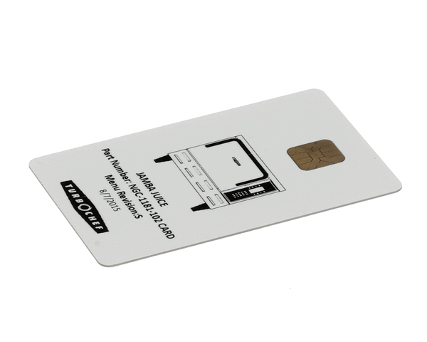 TurboChef Ngc-1181-102 Card Smart Card Jamba Juice (TBCNGC-1181-102) Each
