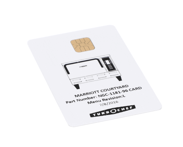 TurboChef Ngc-1181-96 Smart Card Marriott Courtyard (TBCNGC-1181-96) Each