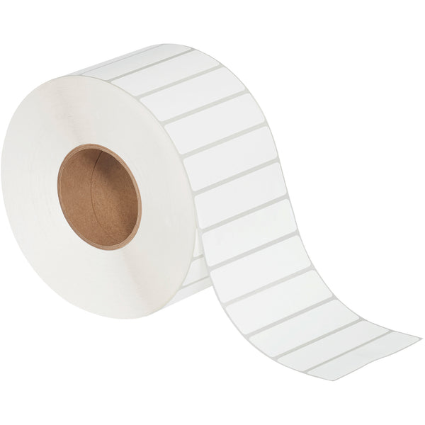 4 x 1" White Thermal Transfer Labels, Case Of 4 Case Of 4