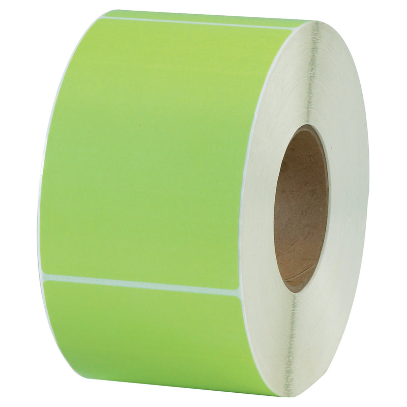 4 x 6" Green Thermal Transfer Labels, Case Of 4 Case Of 4