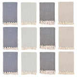 Arkwright Home® Common Ground Throw 50x70 Chevron Pattern, 12/Case (THROW-CHEV-50X70-CS) Case of 12