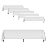 Hospeco® Mariposa Tablecloth 52x114 White, 24/Case (HOSTL-52X114-WHITE-CS) Case of 24