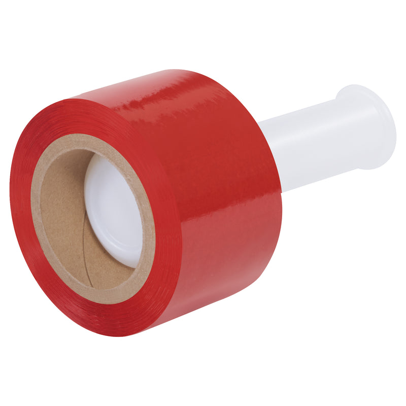 3" x  80 Gauge x 1000' Red Bundling Stretch Film, Case Of 18 Case Of 18