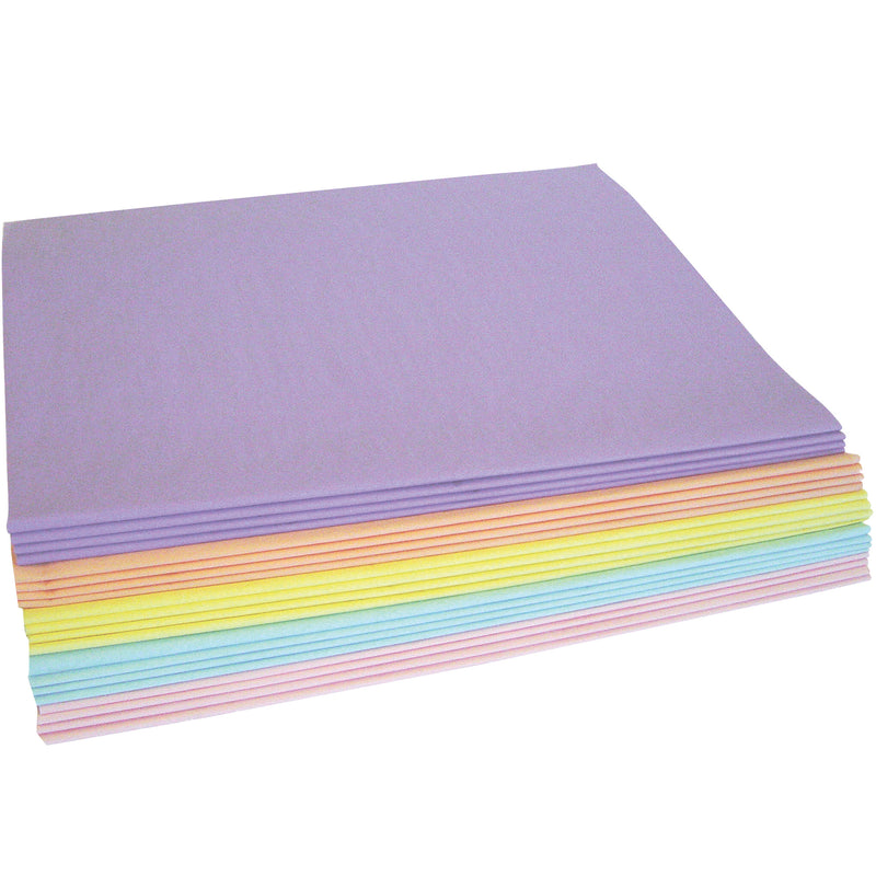 20 x 30" Pastel Tissue Paper Assortment Pack, Case Of 480 Case Of 480