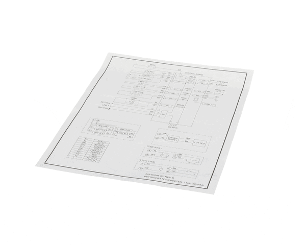Traulsen 379-60598-00 Wire Diagram (TR379-60598-00) Each