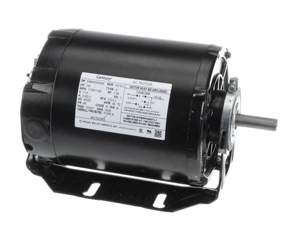 Trane Mot01226 Combustion Motor 1/6Hp 115V Ccw 1725/114 (TRNMOT01226) Each