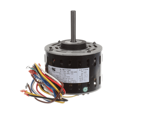 Trane Mot17360 Motor; 1/5 Hp, 115/60/1, 1080 Rpm, 48 Fr (TRNMOT17360) Each