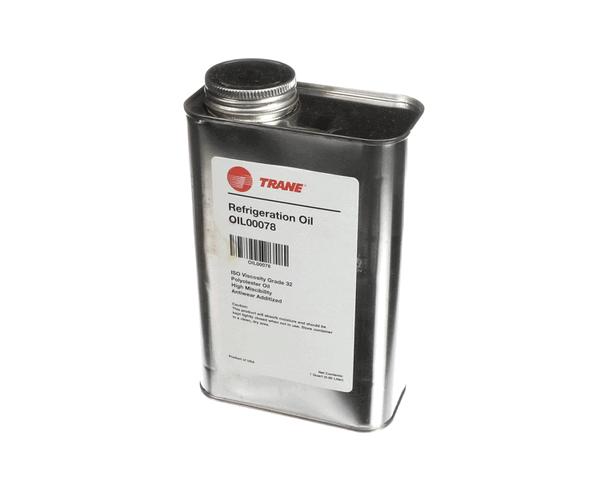 Trane Oil00078 Oil; Refrigeration Lubricant, Poe, Rl32H (TRNOIL00078) Each