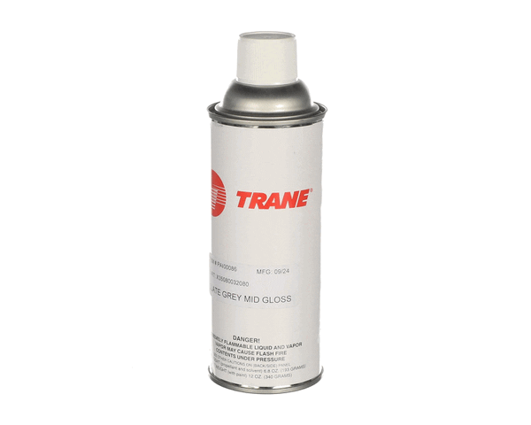 Trane Pai00086 Paint, Spray, Slate Grey, Mid Gloss(60) (TRNPAI00086) Each
