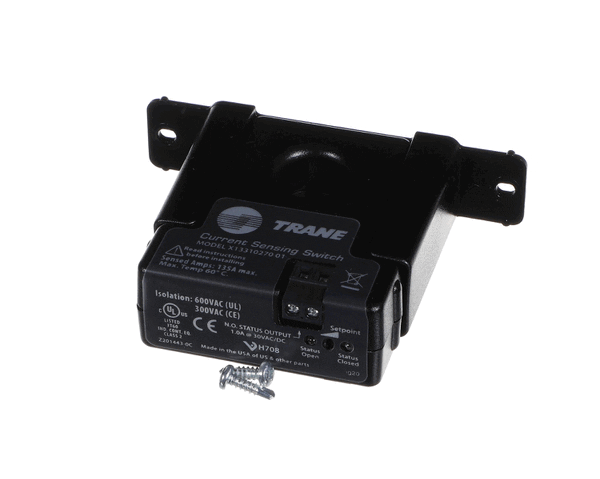 Trane Rly01678 Relay; 2-135 Amp, Ac/Dc Current Sensing, (TRNRLY01678) Each