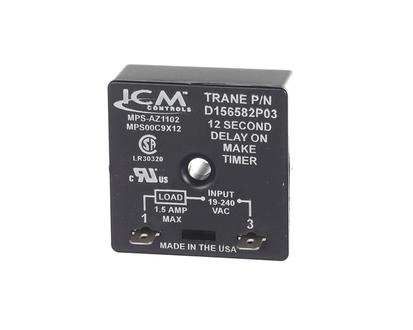 Trane Rly03865 Relay; Delay On (TRNRLY03865) Each