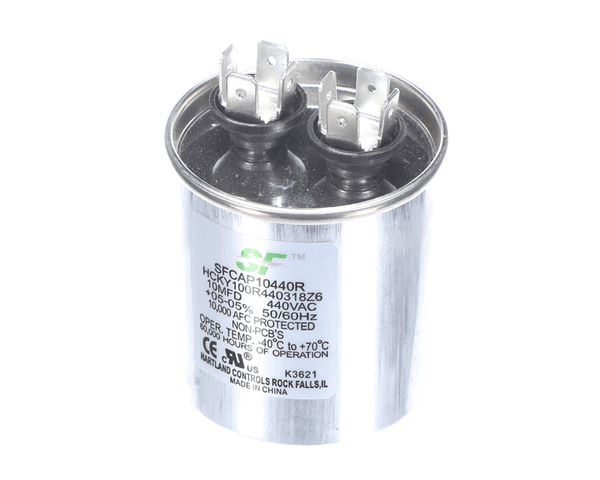 Trane Sfcap10440R Capacitor; 10Mfd 370/440V Round Run Capa (TRNSFCAP10440R) Each