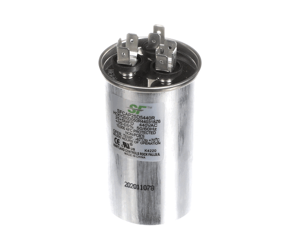 Trane Sfcap25D5440R Capacitor; 25+5Mfd 370/440V Round Run Ca (TRNSFCAP25D5440R) Each