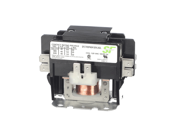 Trane Sfctr2P40A120Vl Contactor; 2P 40A 120Vac / Lugs (TRNSFCTR2P40A120VL) Each