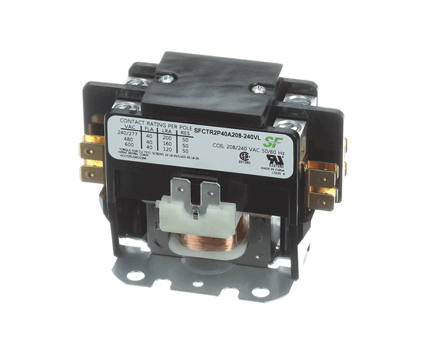 Trane Sfctr2P40A208-240Vl Contactor; 2P 40A 208-240Vac / Lugs (TRNSFCTR2P40A208-240VL) Each