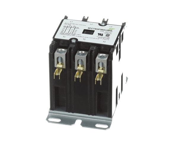 Trane Sfctr3P30A120Vl Contactor; 3P 30A 120Vac / Lugs (TRNSFCTR3P30A120VL) Each