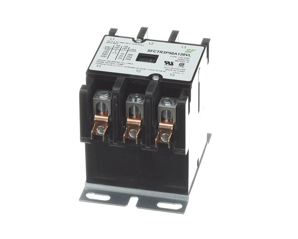 Trane Sfctr3P50A120Vl Contactor 3Pole 50A 120V Coil (TRNSFCTR3P50A120VL) Each