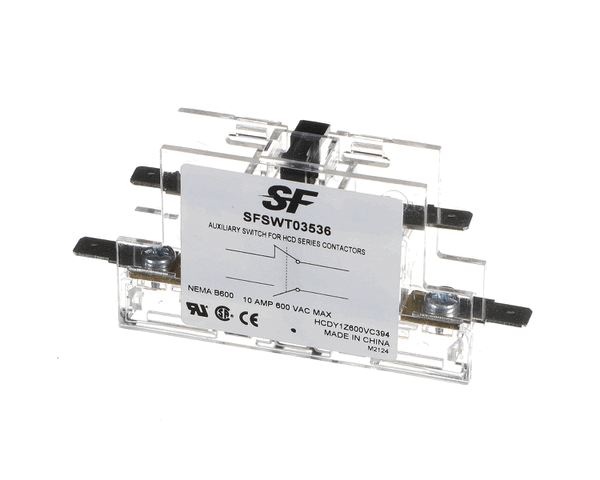 Trane Sfswt03536 Switch; Aux, 1No/1Nc, For 75A-90A Cont (TRNSFSWT03536) Each