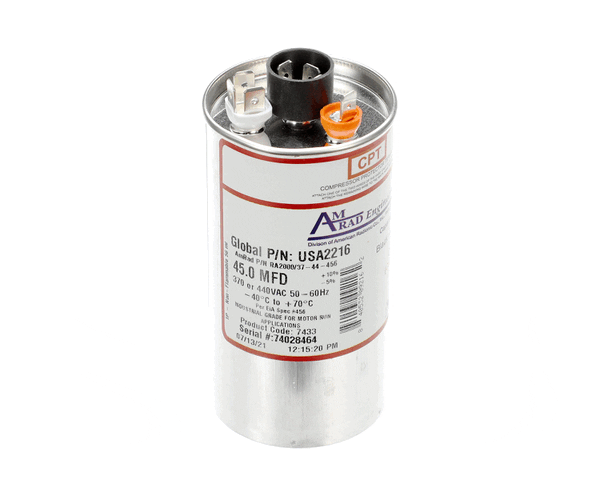 Trane Usa2216 Capacitor; 45Mfd 370/440V Round Usa Made (TRNUSA2216) Each
