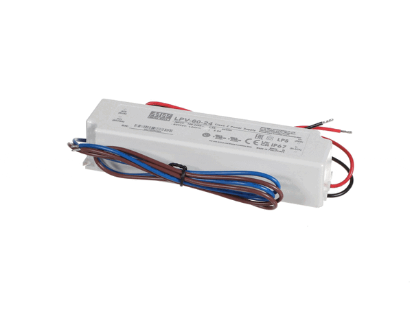TRUE 225487 Led Driver, 60W 2.5 Amps Lpv-60-24 (TRUE225487) Each