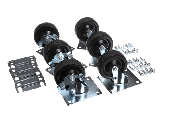 TRUE 809746 Caster Kit Set Of 6-4" (TRUE809746) Each