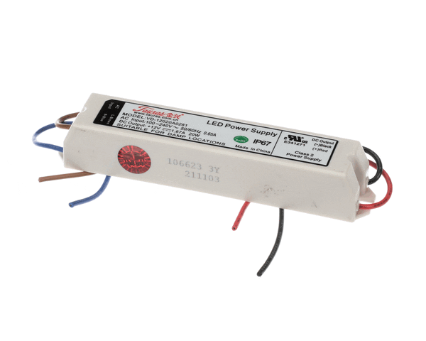 TRUE 813736 Driver, Led, 12Vdc, 20W (TRUE813736) Each