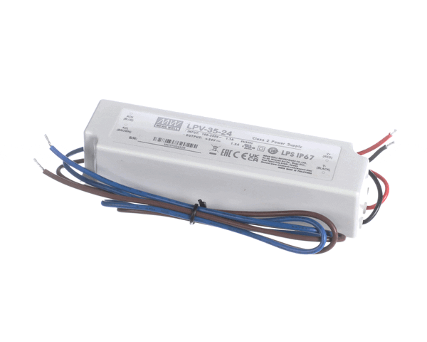 TRUE 817800 Power Supply, 24V, 36W Meanwell Lpv-35-2 (TRUE817800) Each