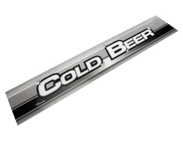 TRUE 884325 S 48Gs Cold Beer #S-Scb Sign Panel, Tac- (TRUE884325) Each