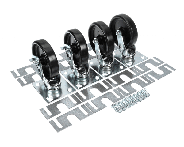 TRUE 957545 Caster Kit 5 Swivel Set/4 (TRUE957545) Each